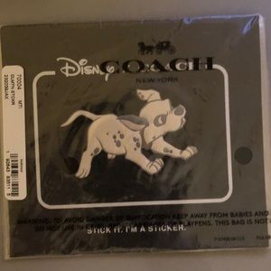 Coach Disney Dalmatians Leather Sticker